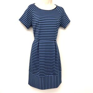 Pixley Navy Stripe Fit & Flare Dress